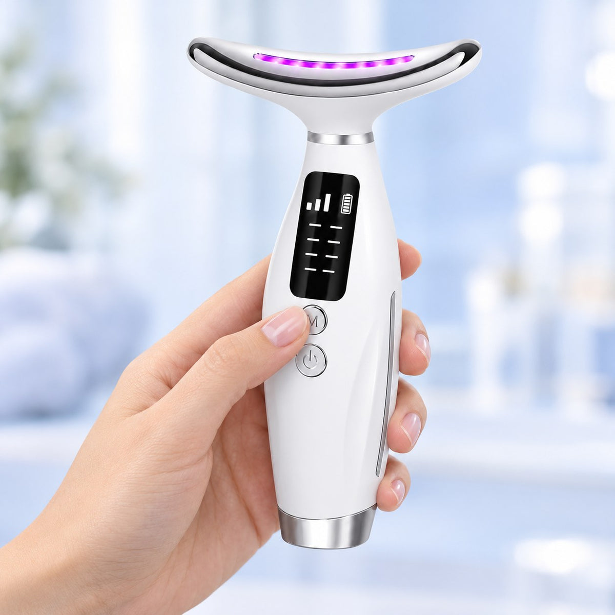 Masajeador Facial LED 7 Colores Auravell